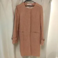 GREEN LABEL RELAXING ピンクロングコート