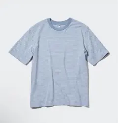 UNIQLO オーバーサイズボーダーTシャツ(5分袖)