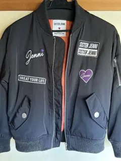 SISTER JENNI 刺繍入りブラックジャケット