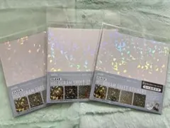 セリア クリアホログラムシートシール 3点セット amifa