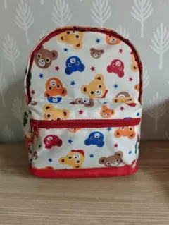 ミキハウス クマイラストの子供用リュック