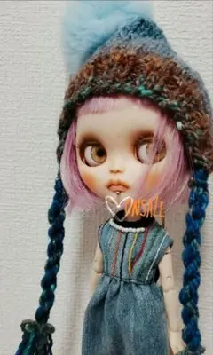 テヤンドールサイズ【カラフルロングコードニット帽】 - メルカリ