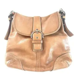 COACH コーチ ショルダーバッグ ソーホー 9480 グラブタンレザー 茶 