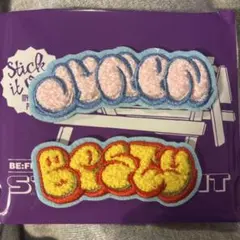 JUNON befirst BESTY シークレットモコモコ刺しゅうステッカー