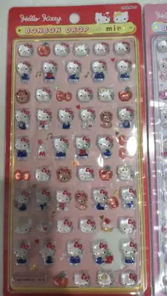正規品★サンリオ　ボンボンドロップシール　ミニ　キティ　赤