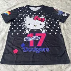 ✮希少☆新品✮ハローキティ50周年ドジャースコラボ☆ユニフォーム☆黒 2025年最新】HELLO KITTY ユニフォームの人気アイテム - メルカリ