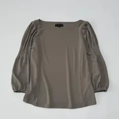 FOXEY NEWYORK スクエアカラー ストレッチトップス ドローコード FOXEY NEWYORK スクエアカラー ストレッチトップス ドローコード