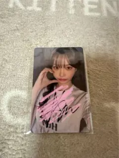 le sserafim hot 直筆サイン トレカ　weverse チェウォン