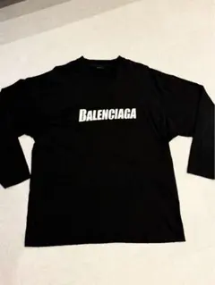 BALENCIAGA バレンシアガ ロゴ ロングスリーブTシャツ ブラックのサムネイル
