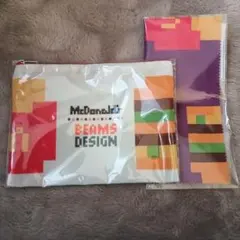 McDonald's BEAMS DESIGN ポーチ　マクドナルド福袋2025