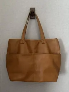 キャメル　トートバッグ