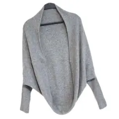 【美品】ダーマコレクション トッパーカーディガン カシミヤ100% ニット リブのサムネイル