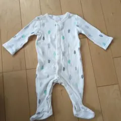 GYMBOREE 0-3ヶ月 ロンパース 葉っぱ柄