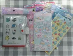 サンリオキャラクターズ シールバインダー＆シール８枚セット☆