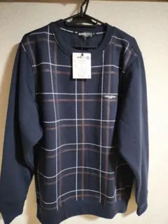 MICHIKO LONDON チェック柄トレーナー LL