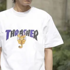 レアデザイン　スラッシャー　ガーフィールド　コラボ　プリント　tシャツ