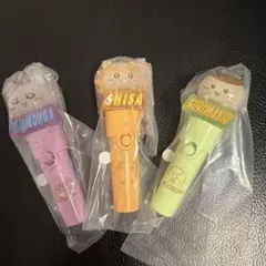 ちいかわ　ライトスティックチャーム　シーサー　くりまんじゅう　モモンガ