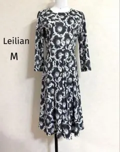 Leilian レリアン メダリオン柄チュニック パネルプリント 大きい