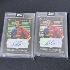 Topps FC BARCELONA Thiago Alcantara auto