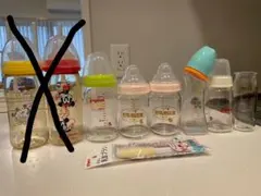 哺乳瓶６本セット＋乳首ブラシ１本