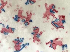 1124F ビンテージ　エンジェル雪遊び