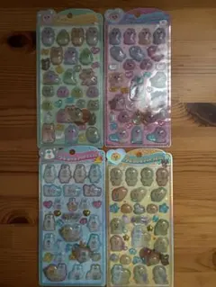 匿名配送 うるちゅるPOPシール おぱんちゅうさぎ んぽちゃむ 4枚セット