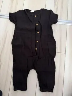 H&M ブラックロンパース 68cm 6M