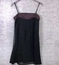 VIVA YOU 平成 00s ガーリー コケット 古着 星柄刺繍 キャミワンピ