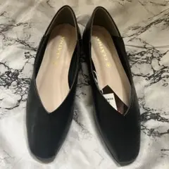 CLATHAS フラットパンプス ブラック　Lサイズのサムネイル