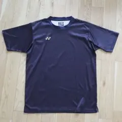 【お値下げ中】YONEX｜テニスウェア/ネイビー / ゴールドロゴ/Lサイズ