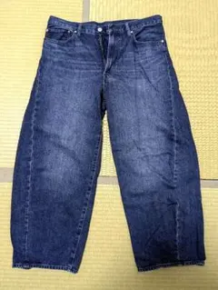 GU バレルレッグジーンズ 33インチ