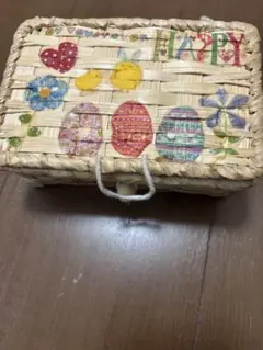 イースターエッグデザインの収納バスケット