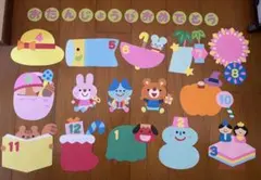 お誕生日表　壁面　【行事】11