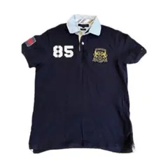 Tommy hilfiger polo ポロシャツ XL ネイビー 古着 00s