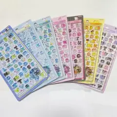 ボンボンドロップシール 文字 7枚 クロミ キティ サンリオ まとめ売り R
