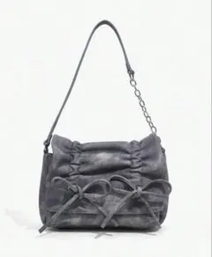 shein ショルダーバッグ グレー