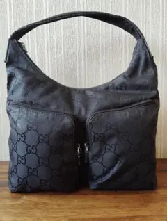 ▲GUCCI/グッチ ショルダーバッグ ワンショルダー GG柄 ブラック 2026年最新】グッチ gg ワンショルダーの人気アイテム - メルカリ