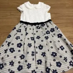 花柄スカートのレースワンピース　ショパン