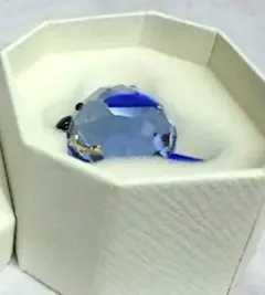 スワロフスキー コンゴウインコ ブルー 置物 バード 鳥 インコ 青
