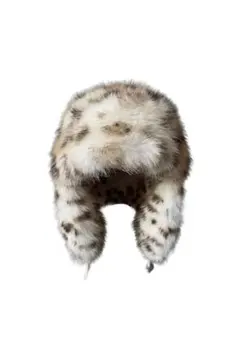 VAJAVU - LYNX LEOPARD FAUX FUR PLUSH HAT