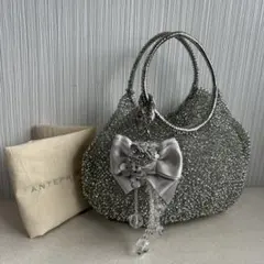 アンテプリマ　ANTEPRIMA ハンドバッグ　ワイヤーバッグ　チャーム付き