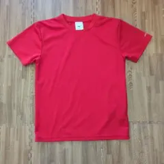 朝日スポーツクラブ　体操 半袖Tシャツ レッド 150cm　美品のサムネイル