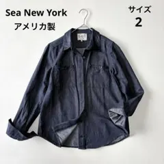 タグ付き未使用Sea New York デザインブラウス黒XS 2026年最新】Sea New York レディース 長袖 シャツ・ブラウスの人気