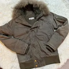 VANQUISH ミリタリージャケット ファー N-2B Y2K 平成 渋谷