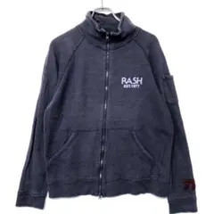 バイカーコア 00’s 古着 ウィング刺繍 スウェット ジップジャケット