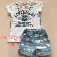 Tシャツ　ショートパンツ　90  ジャンクストア