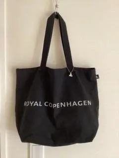 ROYAL COPENHAGEN トートバッグ 黒　ロイヤルコペンハーゲンのサムネイル