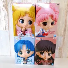 美少女戦士セーラームーン Qposket 4種セット　フィギュア