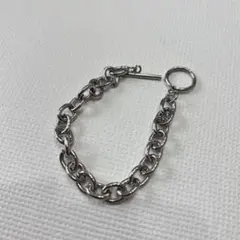 マンテルブレスレット　19cm シルバー　ユニセックス　カジュアル　フォーマル