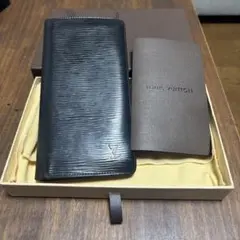 ルイ ヴィトン◎ポルトフォイユ ブラザ エピ ノワール 長財布 ブラック 黒